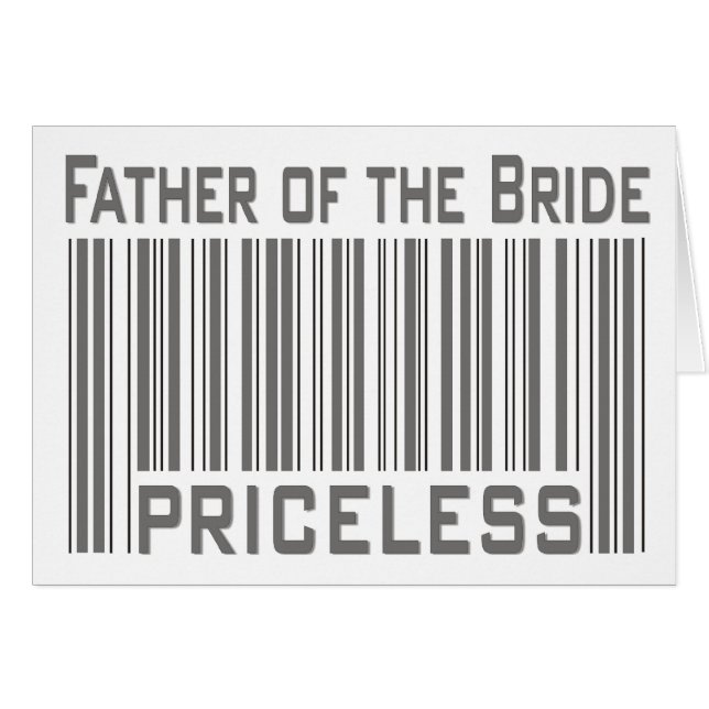 Father of the Bride Priceless (Front Horizontal)