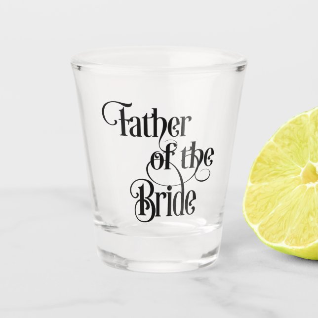 Father of the Bride Shot Glass (Front)