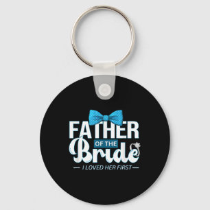 Father Of The Bride Wedding Dad Papa Bachelor Brid Keychain