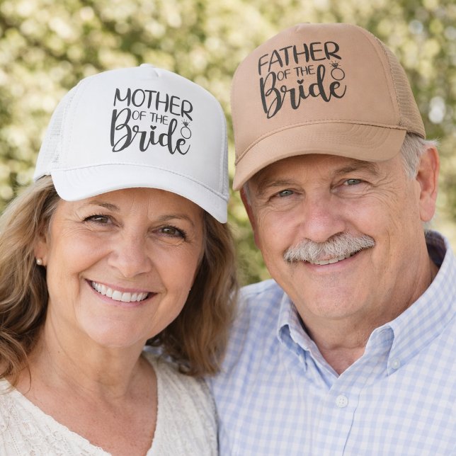 Father of the Bride Wedding Party Trucker Hat (Creator Uploaded)