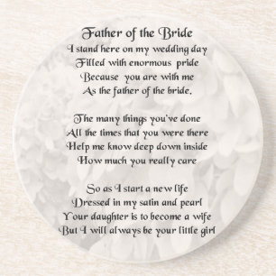 Father of the Bride - White Coaster