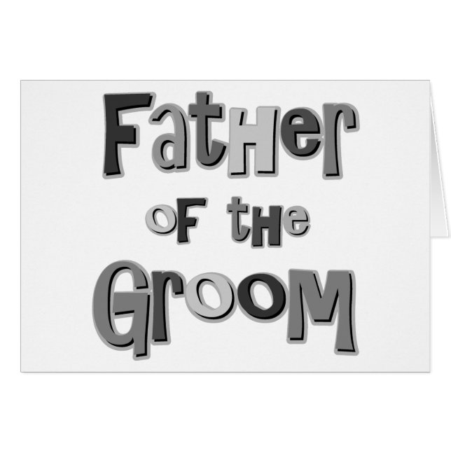 Father of the Groom  (Front Horizontal)