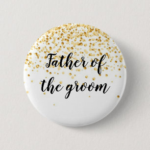 Father of the groom 2 inch round button
