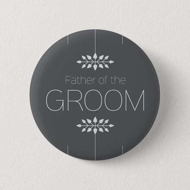 Father of the Groom Button (Front)