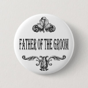 father of the groom customizable colour button