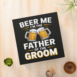 Father of The Groom Drinking Team Binder