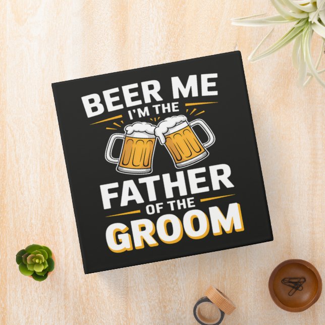 Father of The Groom Drinking Team Binder (In Situ)