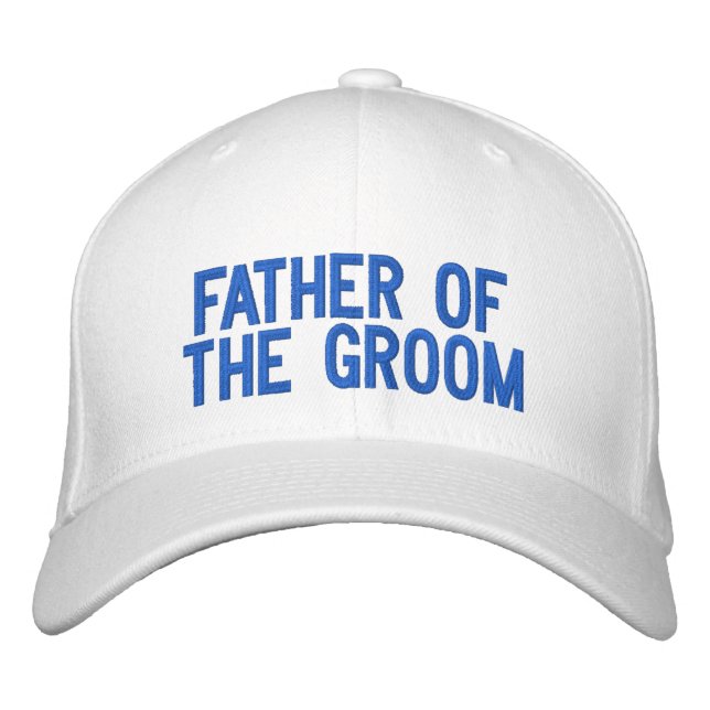 Father of the Groom Embroidered Hat (Front)