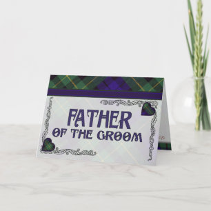 Father of the Groom Invitation - Barclay Tartan
