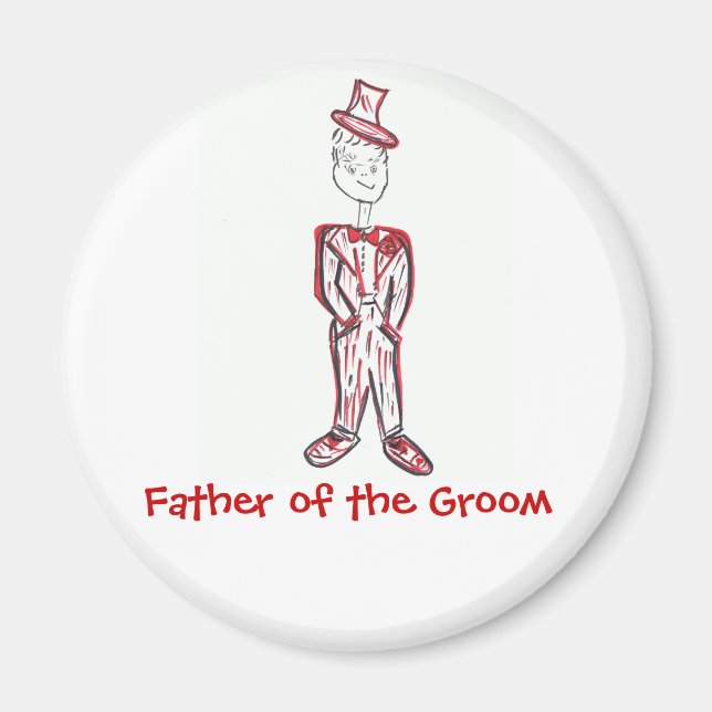 Father of the Groom Magnet (Front)