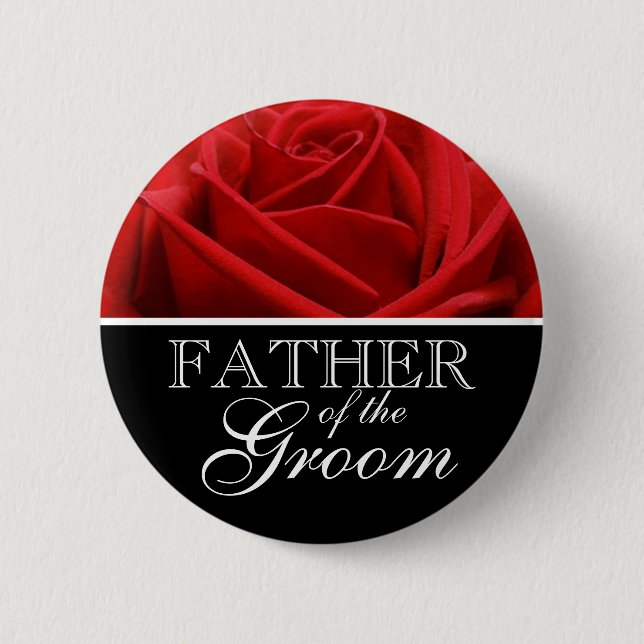 Father Of The Groom Wedding Designation Pins (Front)