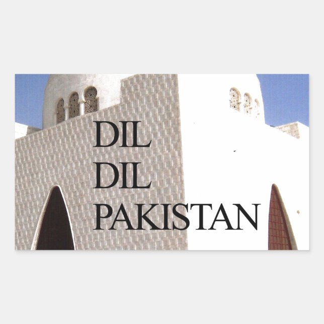 Father of the Nation: Mazar-e-Quaid Sticker (Front)