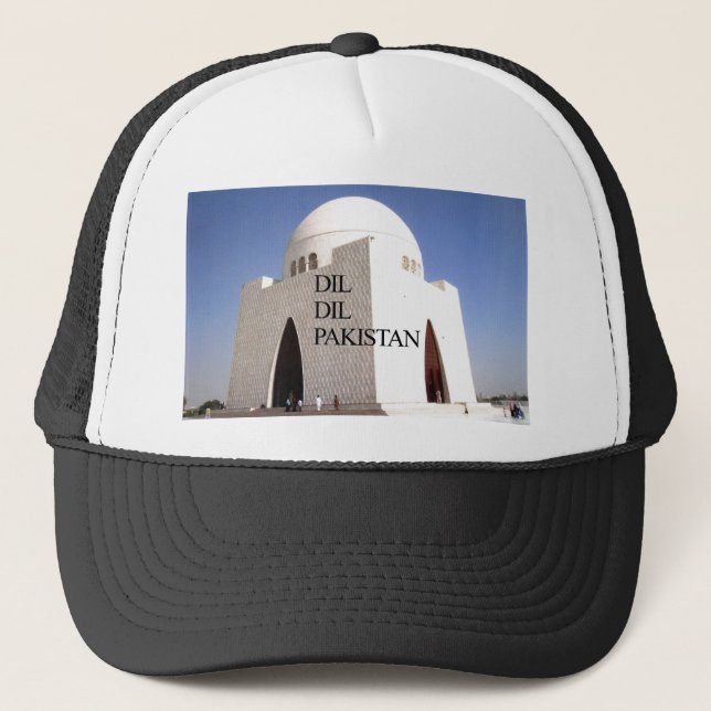 Father of the Nation: Mazar-e-Quaid Trucker Hat (Front)
