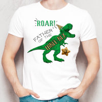 Father Of The Three-Rex Dinosaur 3rd Birthday