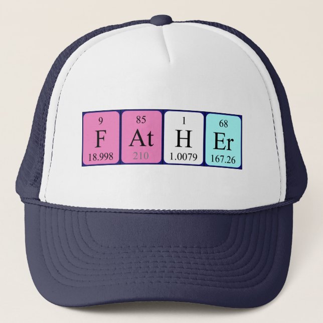 Father periodic table name hat (Front)