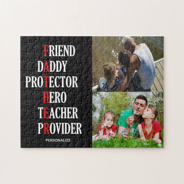 Father Personalized Jigsaw Puzzle (Horizontal)