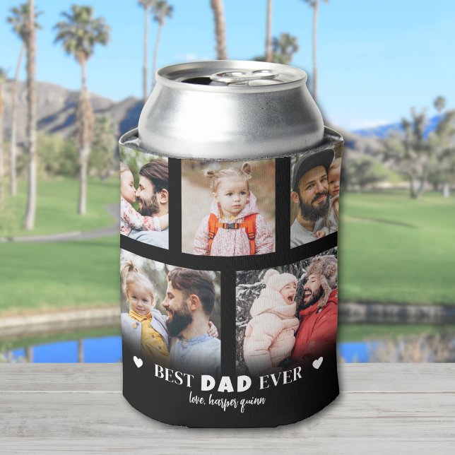 Father Photo Best Dad Can Cooler (Father Photo Best Dad Can Cooler)