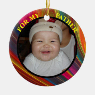 Father Photo Gift Tag & Ornament