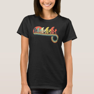 Father Playing Soccer With Son Love Retro Vintage T-Shirt