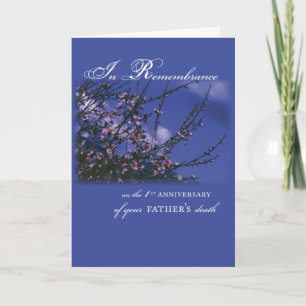Father, Remembrance 1st Anniversary Card