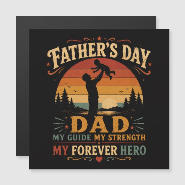 Father’s Day Best Dad Ever Vintage  (Front/Back)