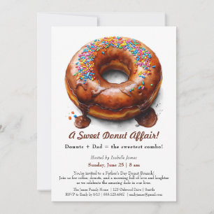 Father’s Day Brunch Invitation – Doughnut Party
