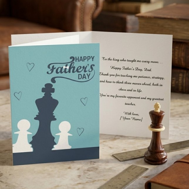 Father’s Day Chess Card from Son (Creator Uploaded)