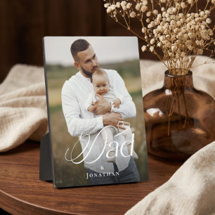 Father’s Day Dad & Baby Personalized Photo Gift Plaque