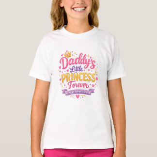 Father’s Day Dad & Daughter Cute Love Design T-Shirt