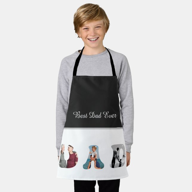 Father’s Day Gift for Dad \ Best Dad Ever Apron (Worn)