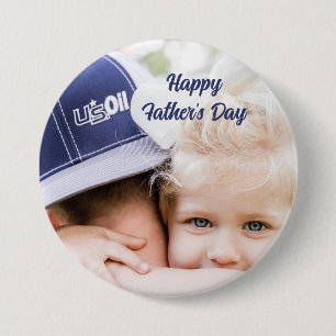 Father’s Day Gift for Dad Custom Photo & Name 3 Inch Round Button