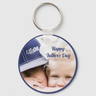 Father’s Day Gift for Dad Custom Photo & Name Keychain