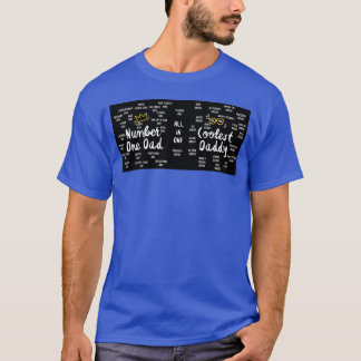 Father s Day Gift Number One Dad boy T-Shirt