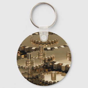Father’s Day in Gear Keychain
