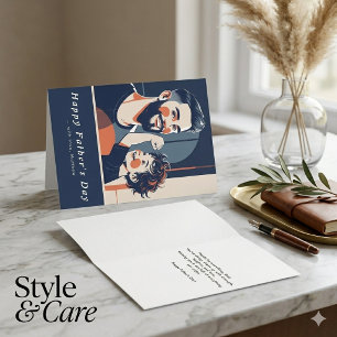 Father’s Day Photo Card – Custom Message for Dad