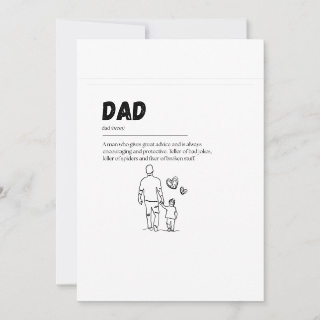 Father’s Day post card (Front)