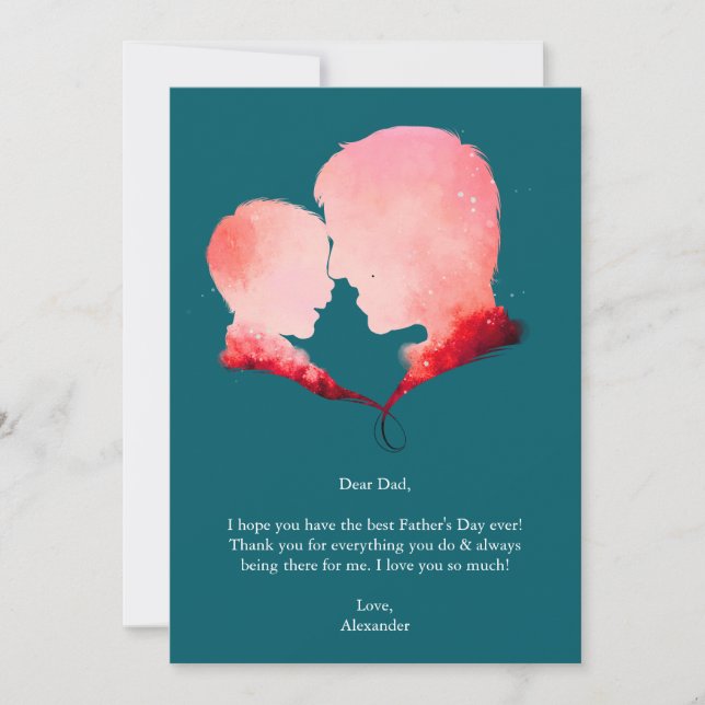Father’s Day Wishes Invitation (Front)