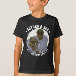 Father & Son Custom Photo Best Friend Fathers Day T-Shirt