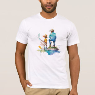Father Son Fishing Memories   Love You Dad T-Shirt