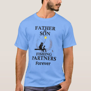 Father Son Fishing Outdoor Adventure Partners T-Shirt