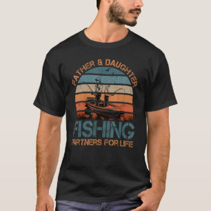 Father Son Fishing Partners For Life Fishing  Dad  T-Shirt