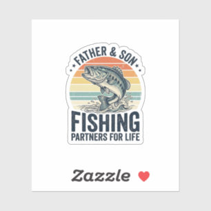 Father Son Fishing Partners Vintage Bass Shirt_1