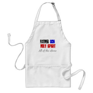 Father Son Holy Spirit Standard Apron
