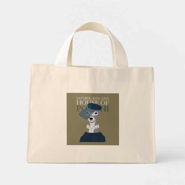 Father-Son-&-House-of-Gucci-Light Mini Tote Bag (Front)