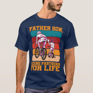 Father Son Riding Partners For Life gift T-Shirt