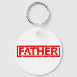 Father Stamp Keychain