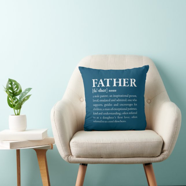 Father Throw Pillow (Chair)