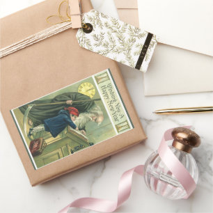 Father Time Wishing You a Happy New Year Sticker