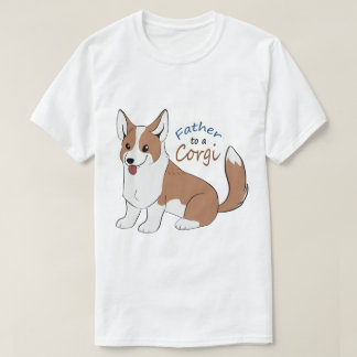 Father to a Red Corgi with a Tail T-Shirt
