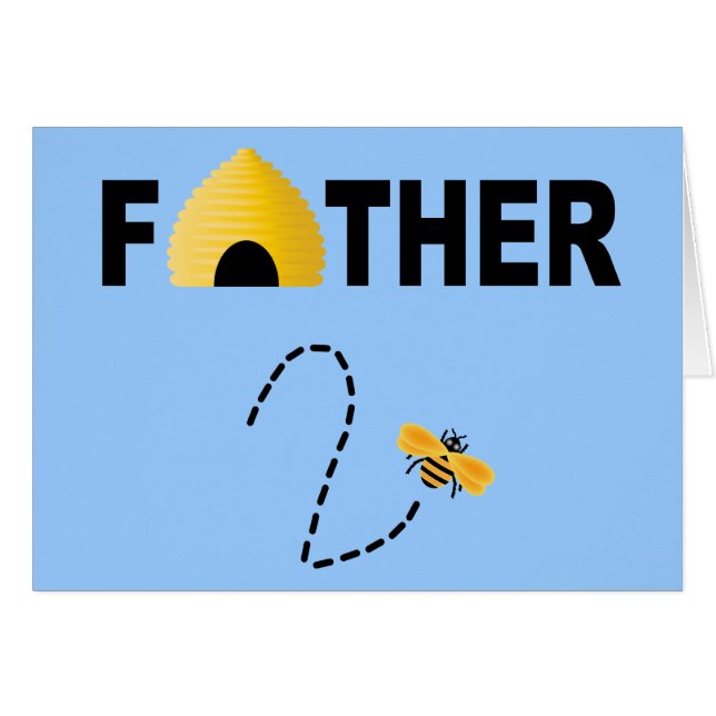 Father To Be Card (Front Horizontal)